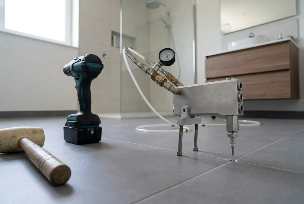 Kitbedrijf Bunnik – holle tegels injecteren